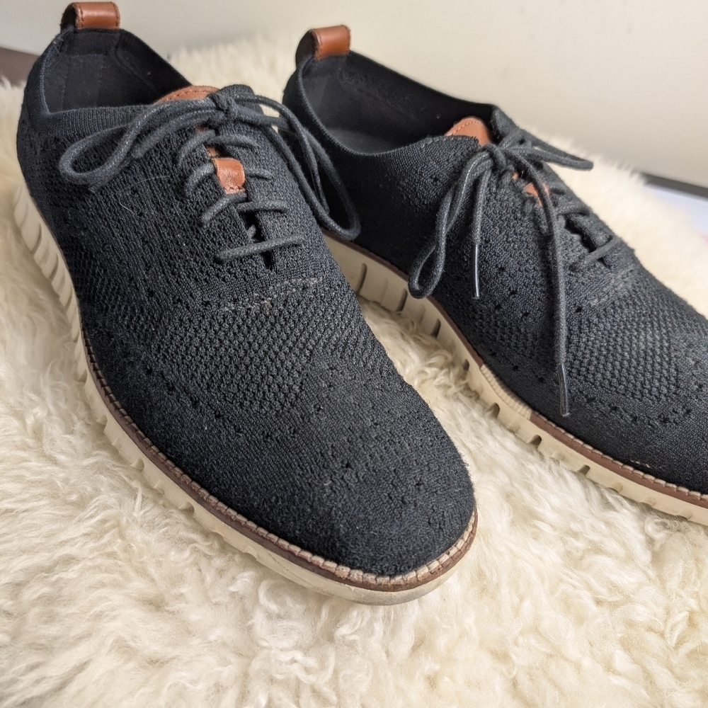 COLE HAAN *ZEROGRAND*  BLACK SHOES SIZE 9